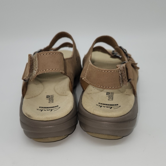 Collection by Clarks Women's Size 8 M Slingback Sandals Tan Comfort Shoe - Picture 4 of 8